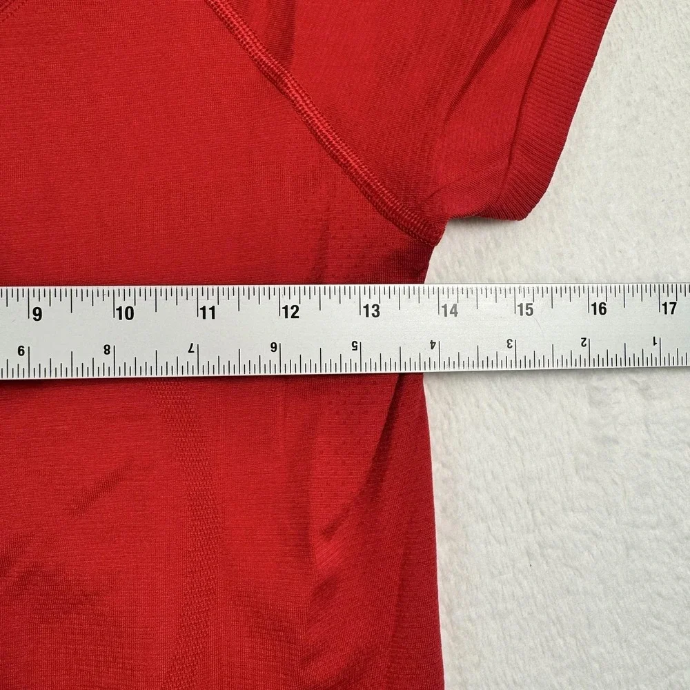 Lululemon Swiftly Tech Shirt Womens Red Gray Short Sleeve lot Of 2